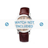 Bracelet de montre Burberry BU1356 Cuir Brun 20mm