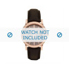Bracelet de montre Burberry BU9013 Cuir Brun 20mm