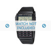 Bracelet de montre Casio DBC-321-AES / DBC-32-1A / 10169264 Plastique Noir 22mm