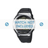 Bracelet de montre Casio WV-58A / WV-58 / WV-M60 / 10243173 Caoutchouc Noir 18mm