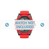 Bracelet de montre Diesel DZ7370 Acier/Silicone Rouge 28mm
