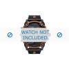 Bracelet de montre Diesel DZ7400 Cuir Noir 28mm