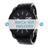 Bracelet de montre Diesel DZ1523 Plastique Noir 24mm