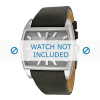 Bracelet de montre Diesel DZ1674 Cuir Noir 30mm