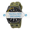 Bracelet de montre Diesel DZ1758 Silicone Vert 24mm