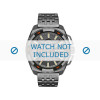 Diesel bracelet de montre DZ4394 Acier inoxydable Gris 24mm