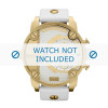Bracelet de montre Diesel DZ7273 Cuir Blanc 24mm