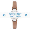 Bracelet de montre DKNY NY2297 Cuir Brun 8mm