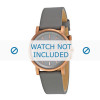 Bracelet de montre DKNY NY2341 Cuir Gris 18mm
