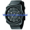 Bracelet de montre Diesel DZ1262 Caoutchouc Noir 26mm