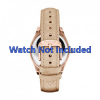 Bracelet de montre Fossil ES3104 Cuir Beige 18mm