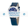 Bracelet de montre Festina F16243-7 Cuir Bleu 21mm