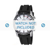 Bracelet de montre Festina F16874.F / F16574-4 / F16874 Caoutchouc Noir 24mm