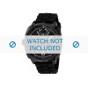 Bracelet de montre Fossil FS4462 Silicone Noir 24mm