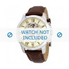Bracelet de montre Fossil ME3027 Cuir Brun 22mm