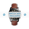 Bracelet de montre Fossil FS5241 Cuir Cognac 22mm