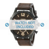 Bracelet de montre Fossil JR1487 / 25XXXX Cuir Brun 24mm