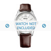 Bracelet de montre Hugo Boss HB-225-1-14-2679 / HB1513021 / 659302560 Cuir croco Brun 22mm