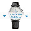 Bracelet de montre Hugo Boss HB-275-1-14-2846 / HB1513282 Cuir croco Noir 20mm