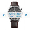 Bracelet de montre Hugo Boss HB-88-1-14-2194 / HB1512570 / HB659302196 Cuir croco Brun 22mm