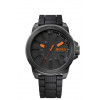 Bracelet de montre Hugo Boss HB-221-1-34-2625 / HO659302527 Caoutchouc Noir 24mm
