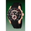 Bracelet de montre Jaguar J653 / J691 Caoutchouc Noir 20mm