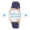 Bracelet de montre Kate Spade New York KSW1040 Cuir Bleu 16mm