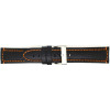 Bracelet de montre Universel 394.01.12 Cuir Noir 20mm
