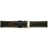 Bracelet de montre Universel 395.01.10 Cuir Noir 22mm
