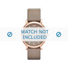 Bracelet de montre Marc by Marc Jacobs MBM1266 / MBM3244 Cuir Taupe 18mm