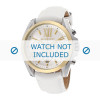Bracelet de montre Michael Kors MK2282 Cuir Blanc 22mm