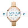 Bracelet de montre Michael Kors MK2284 Cuir Beige 12mm