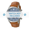 Bracelet de montre Michael Kors MK8490 Cuir Cognac 22mm