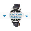 Bracelet de montre Nautica A09033 Cuir Noir 22mm