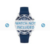 Bracelet de montre Nautica A15103G / NAPSDG004 Silicone Bleu 22mm
