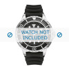 Bracelet de montre Nautica A18630G Caoutchouc Noir 22mm