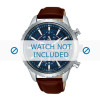 Bracelet de montre Pulsar VR43-X001 / PS042X Cuir Brun 20mm
