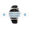 Bracelet de montre Seiko 4R35-00Z0 / SRPA27K1 / L07H01JJ0 Cuir Noir 20mm