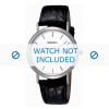 Bracelet de montre Seiko 7N32-0DP0-SKK693P1 Cuir croco Noir 18mm