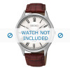 Bracelet de montre Seiko 7N42-0FW0 / SGEG97P1 / 4LR2JE Cuir croco Brun 20mm
