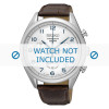 Bracelet de montre Seiko 8T63-00C0 / SSB229P1 / L01K017J0 Cuir croco Brun 20mm