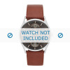 Bracelet de montre Skagen SKW6086 Cuir Cognac 22mm