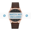 Bracelet de montre Skagen SKW6330 Cuir Brun 22mm