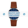 Bracelet de montre Skagen SKW6355 Cuir souple Cognac 20mm