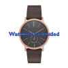 Bracelet de montre Skagen SKW6213 Cuir Brun 20mm