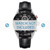 Bracelet de montre Tag Heuer FC6235 Cuir Noir 22mm