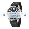 Bracelet de montre TW Steel VS2 / TWS608 Textile Noir 24mm
