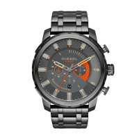 Bracelet de montre Diesel DZ4348 Acier inoxydable Gris anthracite 26mm