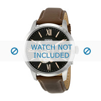 Bracelet de montre Fossil ME3061 Cuir Brun 22mm