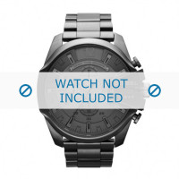 Bracelet de montre Diesel DZ4282 Acier Gris anthracite 26mm
